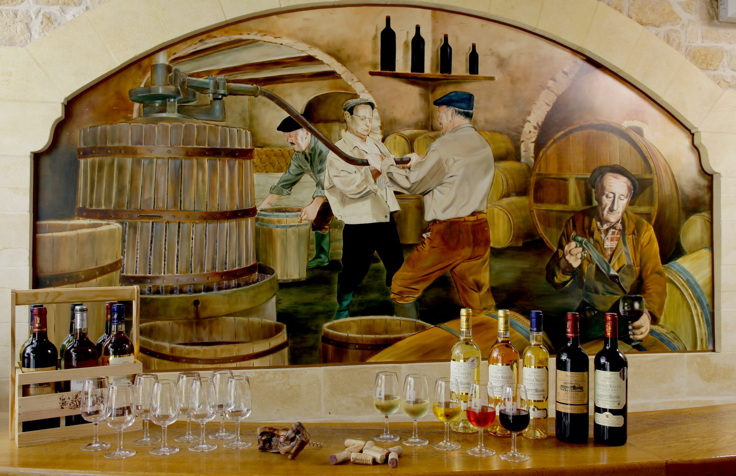domaine de grange neuve - visite et dégustation